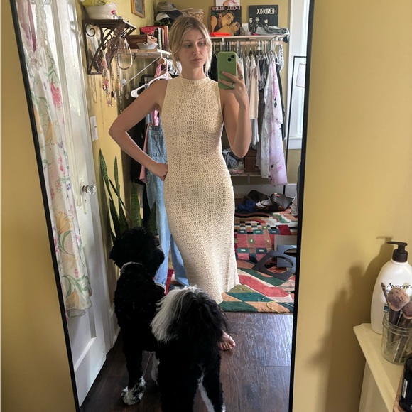 DISSH crochet dress buttermilk color xs - Picture 3 of 9